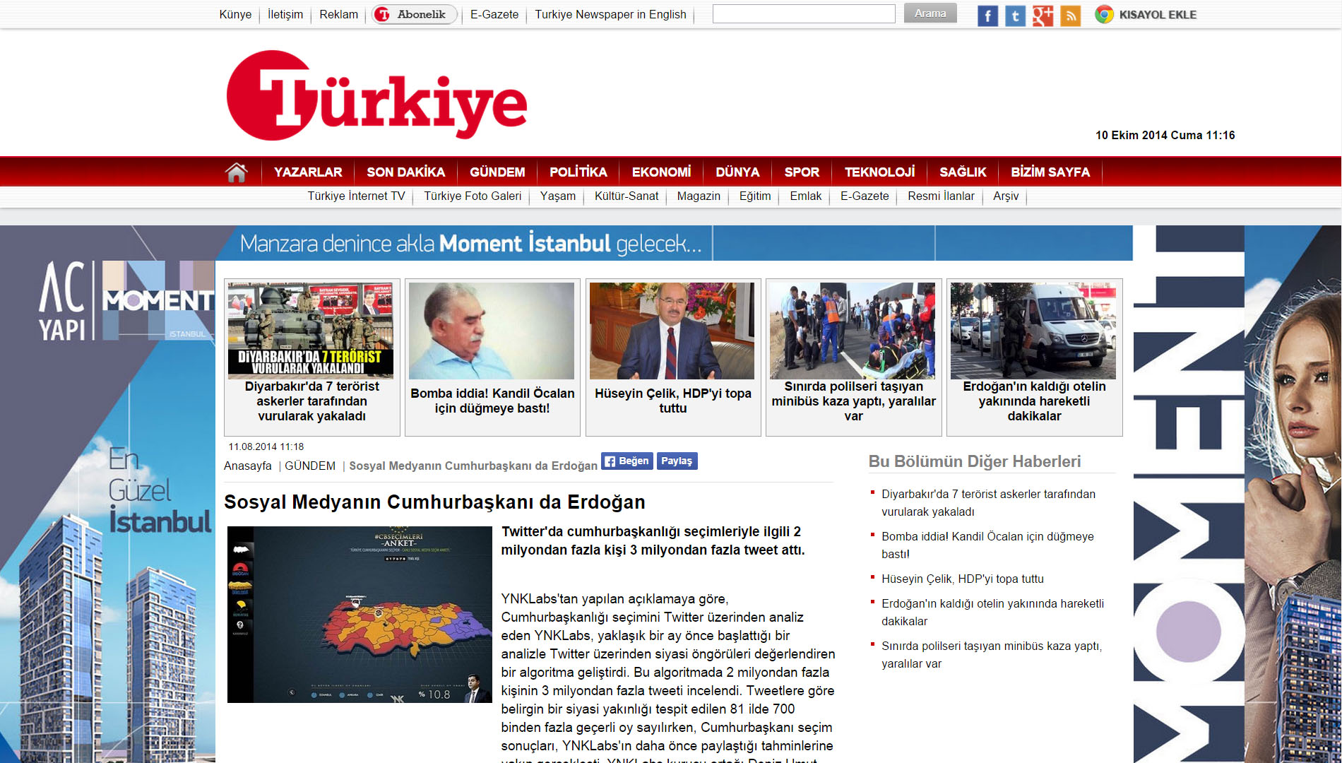 Sosyal Medyanın Cumhurbaşkanı da Erdoğan